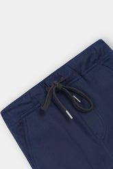 Boys Blue Cotton 6 Pocket Cargo Trouser